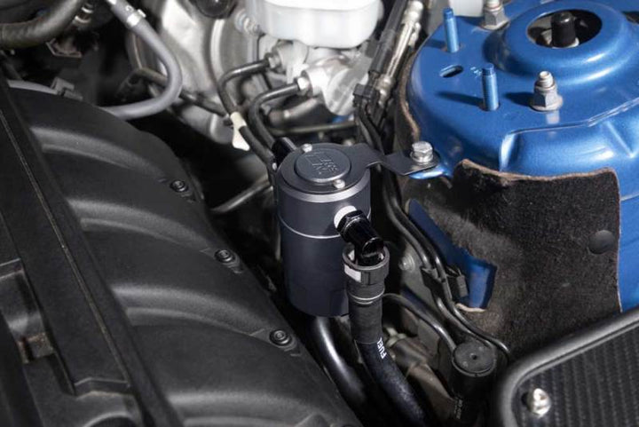 K&N 15-23 Ford Mustang 2.3L Ecoboost Oil Catch Can - Bull Strap
