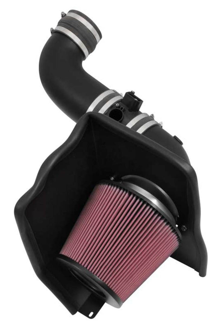 K&N 15 GMC Sierra 2500/3500HD 6.6L V8 AirCharger Performance Intake - Bull Strap