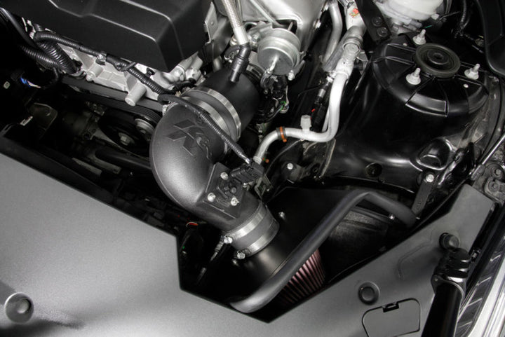 K&N 16-17 Cadillac ATS L4-2.0L Turbo 57 Series FIPK Performance Intake Kit - Bull Strap