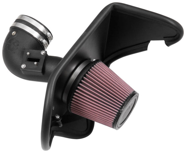K&N 16-17 Chevrolet Camaro L4-2.0L F/I Turbo AirCharger Performance Intake - Bull Strap