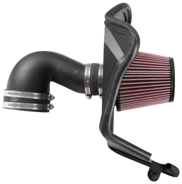 K&N 16-17 Chevrolet Camaro L4-2.0L F/I Turbo AirCharger Performance Intake - Bull Strap