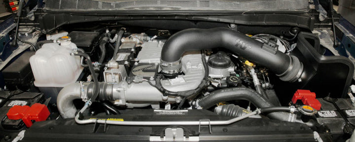 K&N 16-17 Nissan Titan XD V8-5.0L DSL 63 Series AirCharger Performance Intake - Bull Strap