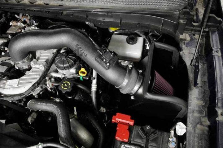 K&N 16-17 Nissan Titan XD V8-5.0L DSL 63 Series AirCharger Performance Intake - Bull Strap