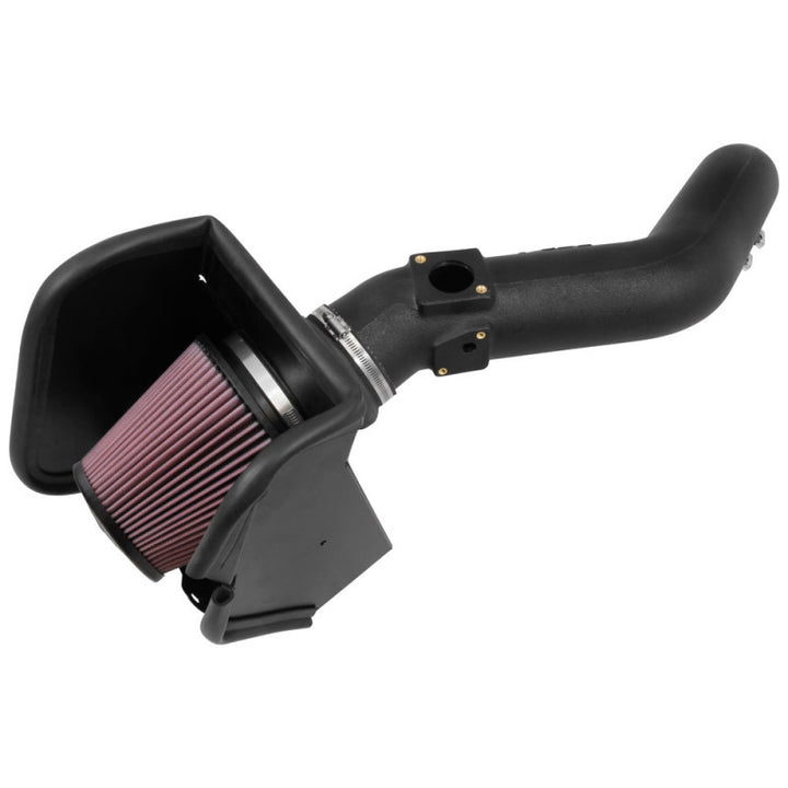 K&N 16-17 Nissan Titan XD V8-5.0L DSL 63 Series AirCharger Performance Intake - Bull Strap