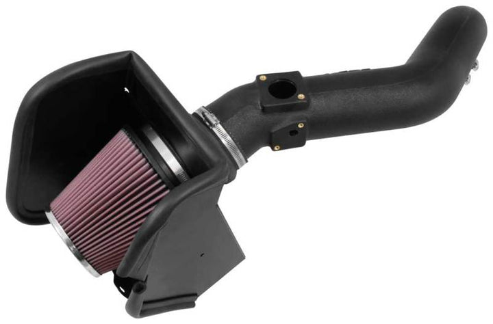 K&N 16-17 Nissan Titan XD V8-5.0L DSL 63 Series AirCharger Performance Intake - Bull Strap