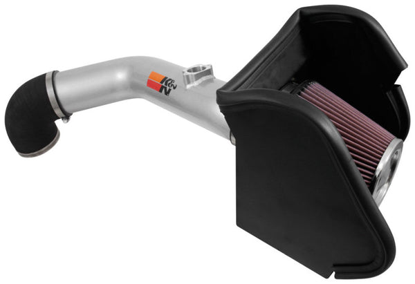 K&N 16-17 Nissan Titan XD V8-5.0L Performance Air Intake Kit - Metal - Bull Strap