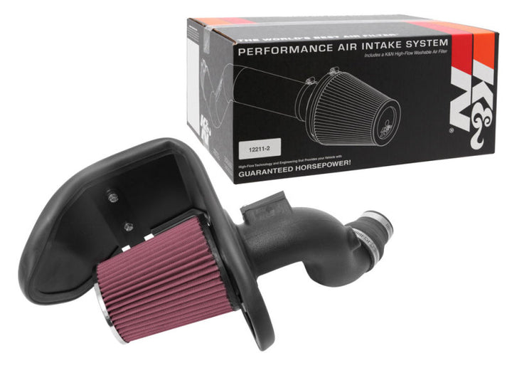 K&N 16-18 Chevrolet Malibu L4-1.5L F/I Turbo AirCharger Performance Intake - Bull Strap