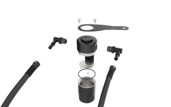 K&N 16-21 Chevrolet Camaro LT1 6.2L (Gas) Catch Can Oil Separator - Bull Strap