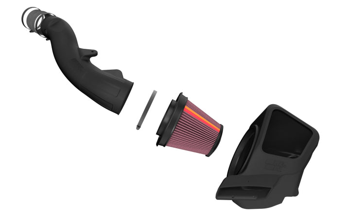 K&N 16-22 Jeep Grand Cherokee V6 3.6L NextGen Cold Air Intake - Bull Strap