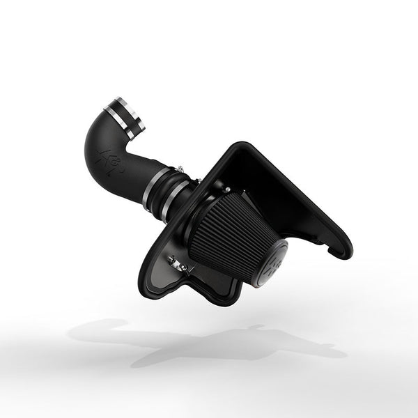 K&N 16-23 Chevrolet Camaro SS 6.2L V8 F/I DRYFLOW Performance Air Intake System - Bull Strap