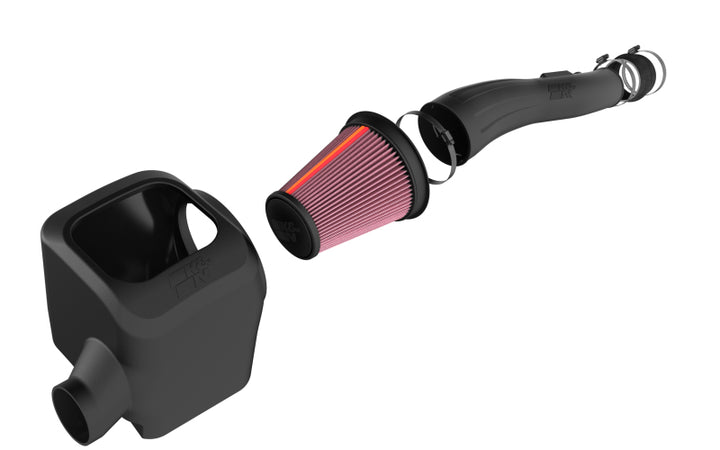 K&N 16-23 Toyota Tacoma V6-3.5L F Performance Air Intake System - Bull Strap