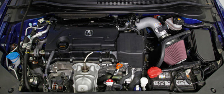 K&N 16 Acura ILX 2.4L Typhoon Complete Cold Air Intake - Bull Strap