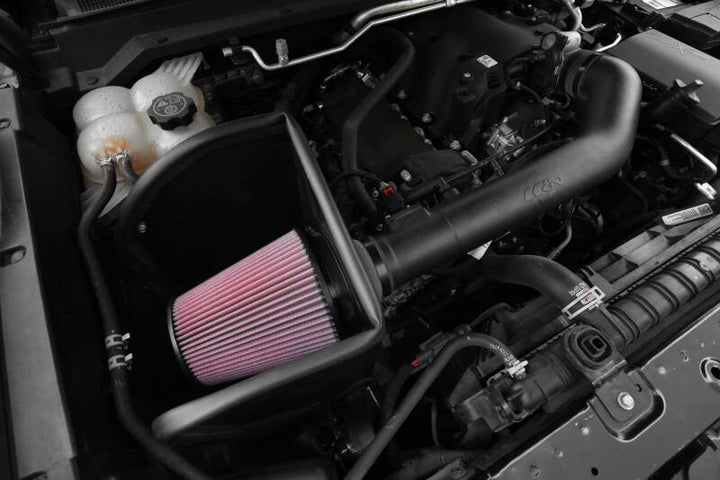 K&N 17-18 Chevrolet Colorado V6-3.6L F/I AirCharger Performance Intake - Bull Strap
