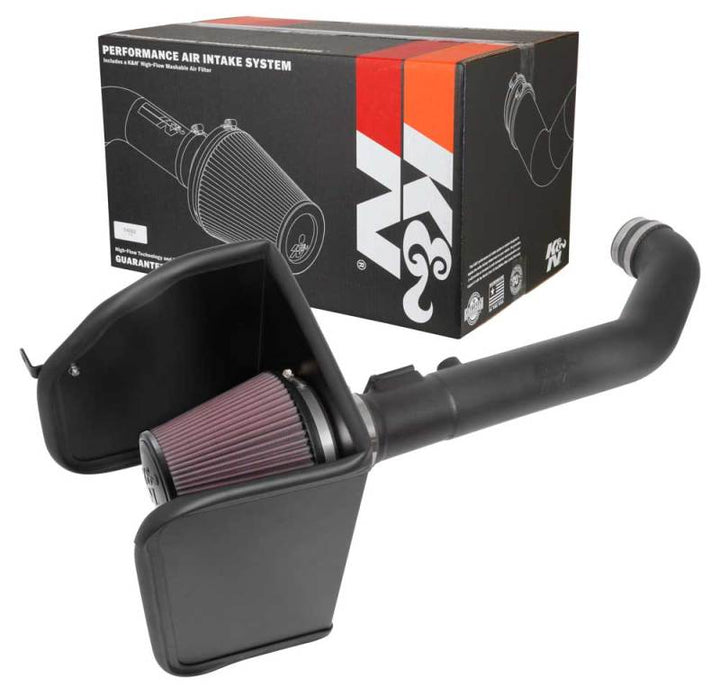 K&N 17-18 Chevrolet Colorado V6-3.6L F/I AirCharger Performance Intake - Bull Strap