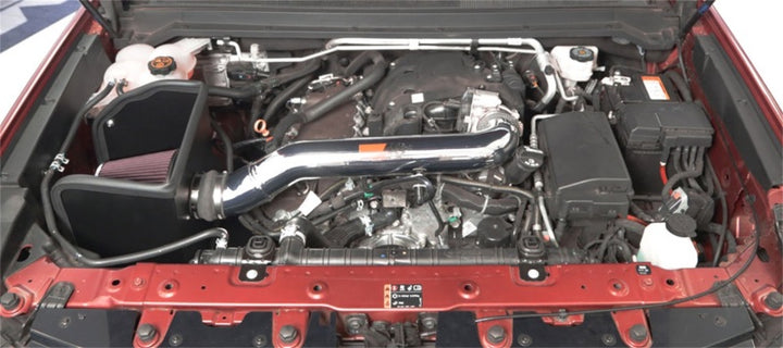 K&N 17-18 Chevrolet Colorado V6-3.6L F/I Performance Air Intake Kit - Bull Strap