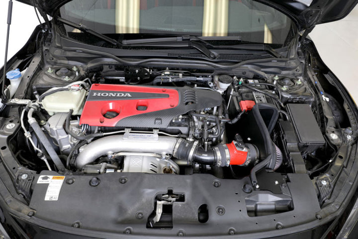 K&N 17-18 Honda Civic Type-R L4-2.0L F/I Typhoon Air Intake - Bull Strap
