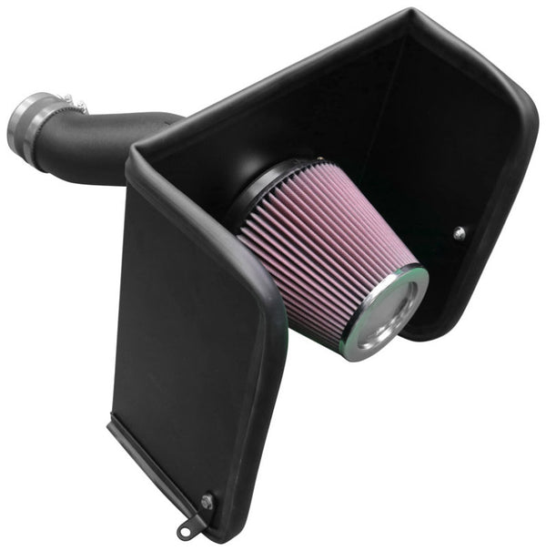 K&N 17-18 Nissan Titan XD V8 5.6L AirCharger Performance Intake - Bull Strap