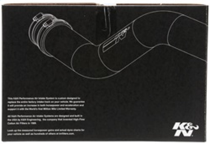 K&N 17-18 Nissan Titan XD V8 5.6L AirCharger Performance Intake - Bull Strap