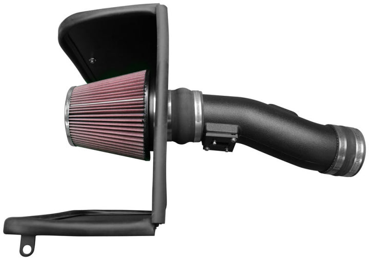 K&N 17-18 Nissan Titan XD V8 5.6L AirCharger Performance Intake - Bull Strap