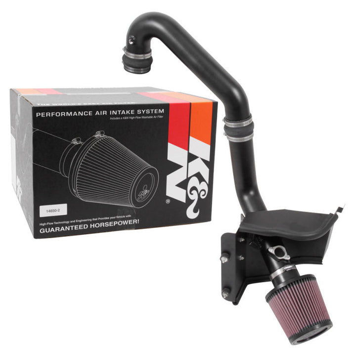 K&N 17-18 Subaru Impreza 2.0L H4 F/I Typhoon Short Ram Intake - Bull Strap