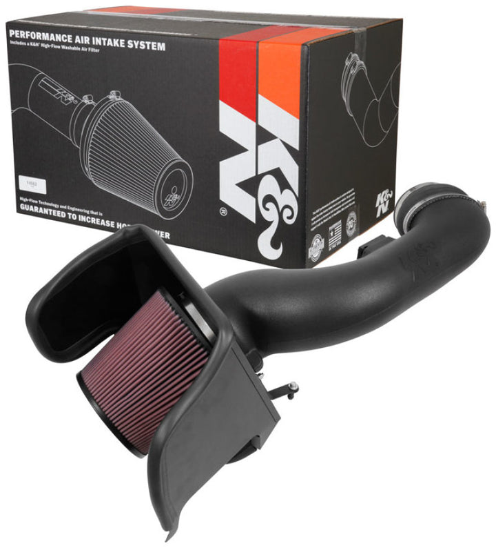 K&N 17-19 Ford F Super Duty V8 6.7L DSL Performance Air Intake System - Bull Strap