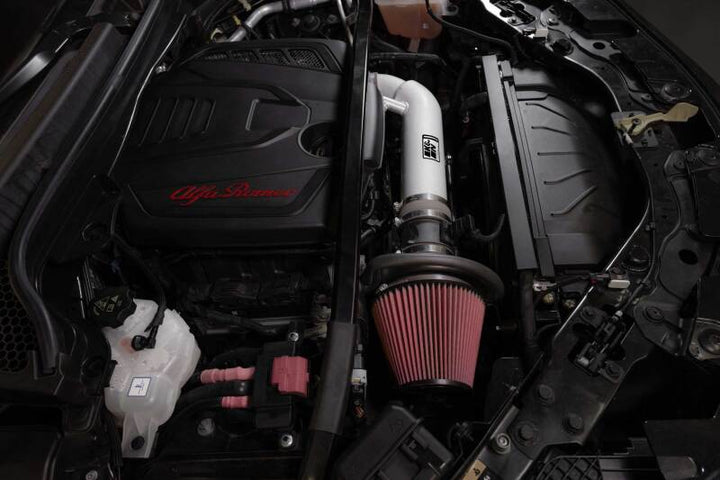 K&N 17-22 Alfa Romeo Giulia / 17-22 Alfa Romeo Stelvio Performance Air Intake System - Bull Strap