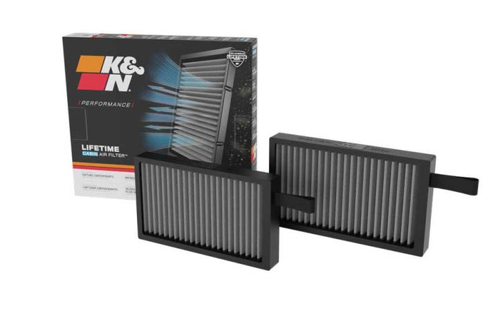 K&N 17-23 Tesla 3 / 20-23 Tesla Y Cabin Air Filter (Pair) - Bull Strap