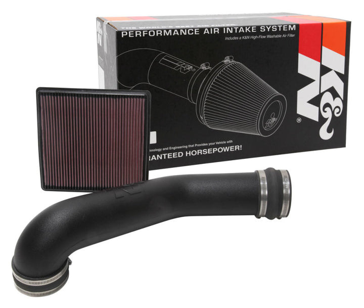 K&N 18-19 Ford F150 V8-5.0L Performance Intake Kit - Bull Strap