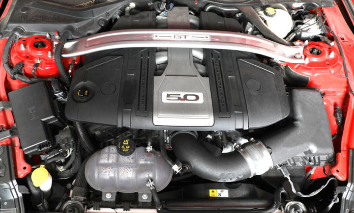 K&N 18-19 Ford Mustang GT V8-5.0L 57 Series FIPK Performance Intake Kit - Bull Strap
