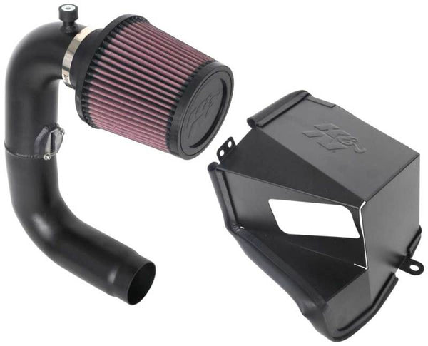 K&N 18-19 Subaru WRX 2.0L Turbo Typhoon Air Intake - Bull Strap