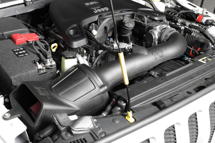 K&N 18-20 Jeep Grand Cherokee 3.6L V6 Performance Intake Kit - Bull Strap