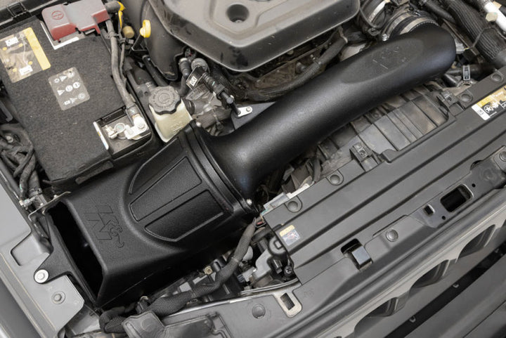 K&N 18-20 Jeep Wrangler JL 2.0L AirCharger Performance Intake - Bull Strap