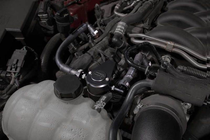 K&N 18-23 Ford Mustang GT 5.0L V8 (Gas) Catch Can Oil Separator - Bull Strap