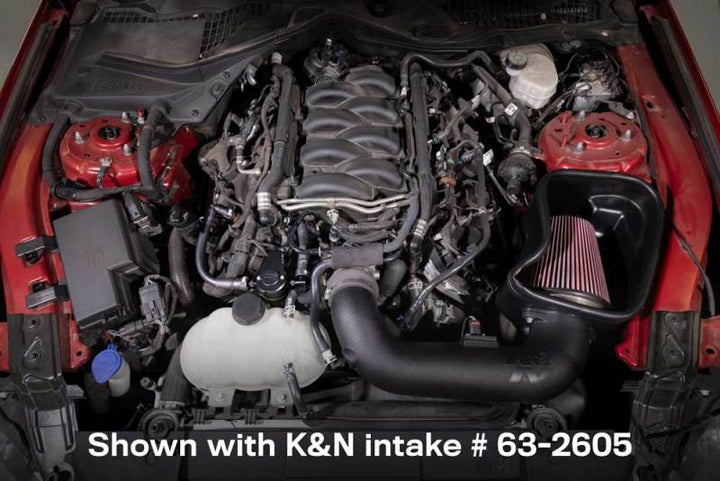 K&N 18-23 Ford Mustang GT 5.0L V8 (Gas) Catch Can Oil Separator - Bull Strap