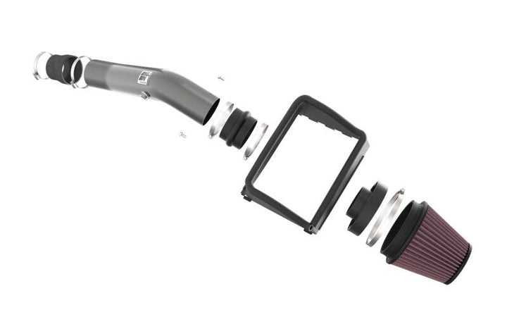 K&N 18-24 Ford F150 3.3L V6 Performance Air Intake System w/ Red Air Filter - Bull Strap