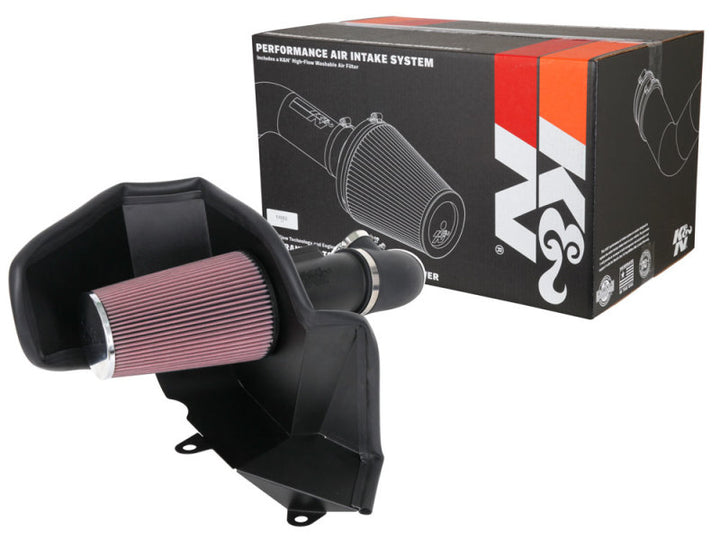 K&N 19-20 Chevrolet Blazer / GMC Arcadia AirCharger Performance Air Intake System - Bull Strap
