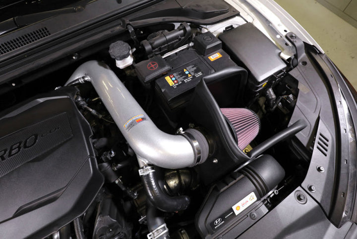 K&N 19-20 Hyundai Veloster R L4-1.6L F/I Typhoon Performance Air Intake System - Bull Strap