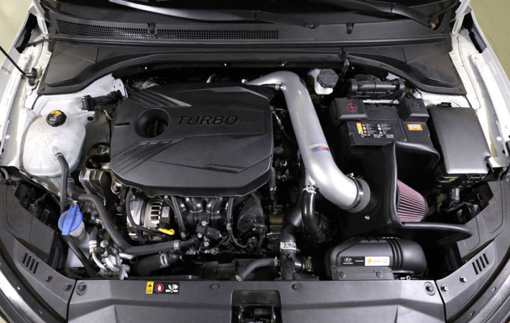 K&N 19-20 Hyundai Veloster R L4-1.6L F/I Typhoon Performance Air Intake System - Bull Strap