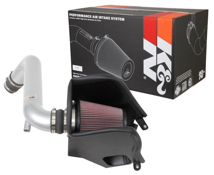 K&N 19-20 Hyundai Veloster R L4-1.6L F/I Typhoon Performance Air Intake System - Bull Strap