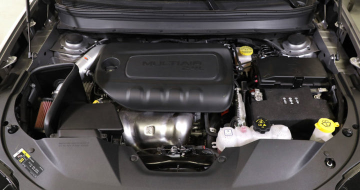 K&N 19-20 Jeep Cherokee L4-2.4L Performance Air Intake Kit - Bull Strap