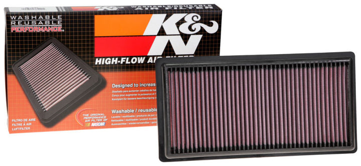 K&N 19-20 Jeep Renegade L4-1.3L Replacement Air Filter - Bull Strap