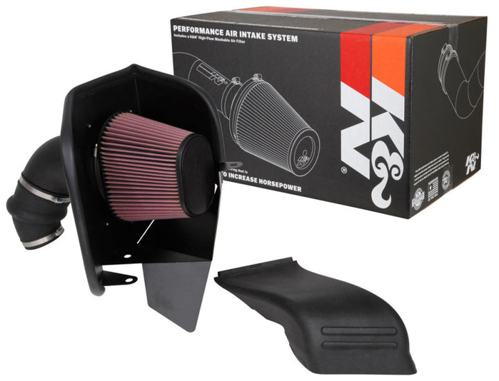 K&N 19-20 Ram 2500/3500 L6-6.7L Diesel AirCharger Performance Intake - Bull Strap