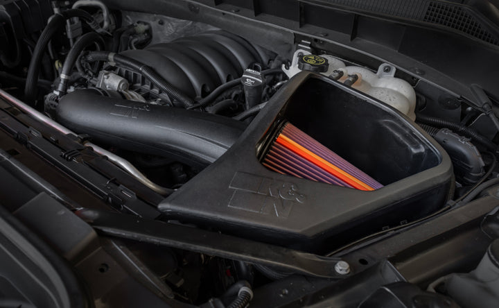 K&N 19-24 Chevy Silverado (5.3L/6.2L V8) NextGen Cold Air Intake - Bull Strap