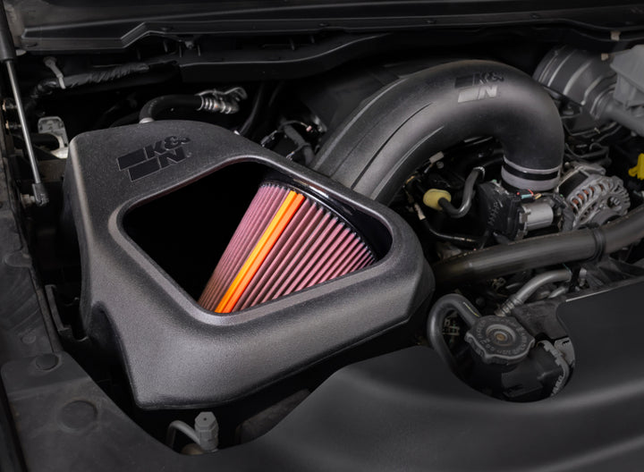 K&N 19-24 Dodge Ram 1500 (5.7L V8) NextGen Cold Air Intake - Bull Strap
