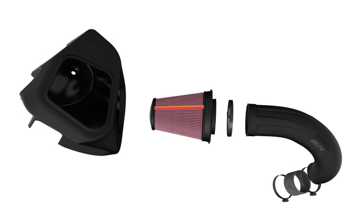 K&N 19-24 Dodge Ram 1500 (5.7L V8) NextGen Cold Air Intake - Bull Strap