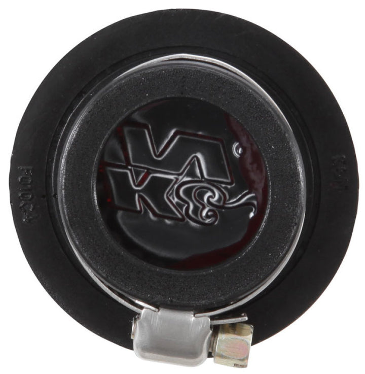 K&N 1in Flange ID x 2in OD x 1.5 inch H Rubber Base Crankcase Vent Filter - Bull Strap