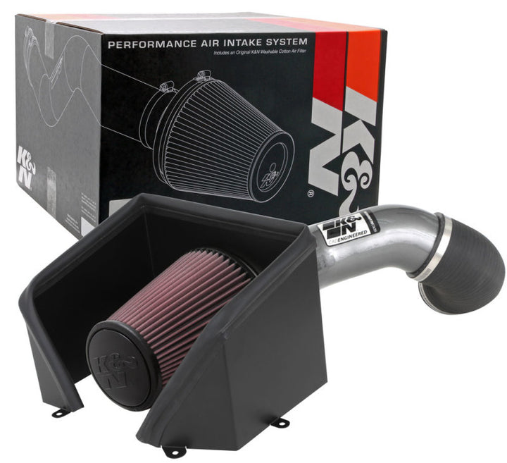 K&N 20-21 Chevy / GMC 2500/3500 6.6L V8 Performance Air Intake System - Bull Strap