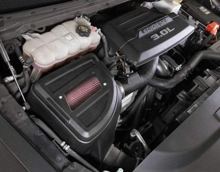 K&N 20-23 RAM 1500 V6 3.0L Diesel Performance Air Intake System - Bull Strap