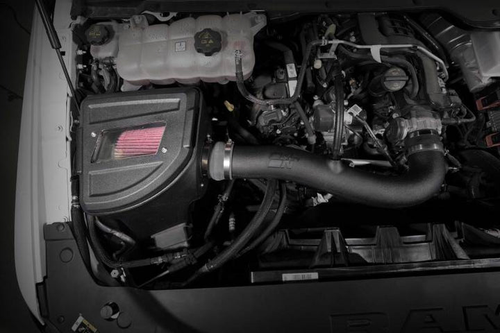 K&N 20-23 RAM 1500 V6 3.6L Performance Air Intake System - Bull Strap
