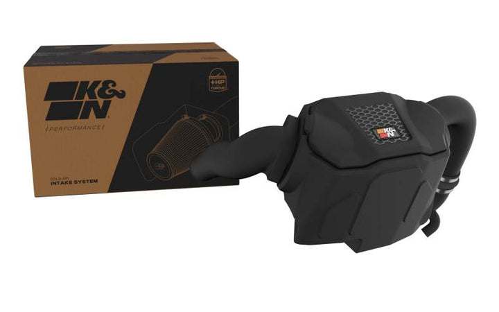K&N 20-24 Ford Explorer 3.0L V6 / 20-24 Lincoln Aviator 3.0L V6 Performance Air Intake System - Bull Strap